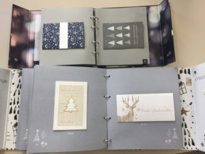 Muster Weihnachtskarten Kollektion Druckerei Erdei