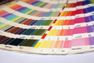 Farbfächer für den Offsetdruck, HKS und Pantone, Druckerei Erdei